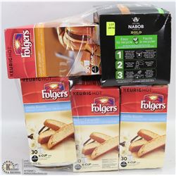 LARGE COLLECTION OF K-CUP COFFEE PODS