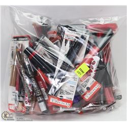 BAG OF ASSORTED RIMMEL MAKEUP
