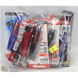 BAG OF ASSORTED RIMMEL MAKEUP