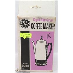 GE RAPID FILTER BREW COFFEE MAKER