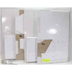 SET OF 4 NIB IDEAL FJALLA WHITE BOXES