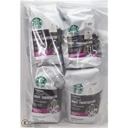 4 PACKS OF STARBUCKS FRENCH ROAST DARK ROAST