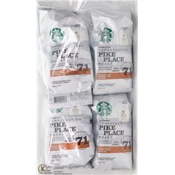 4 PACKS OF STARBUCKS COFFEE