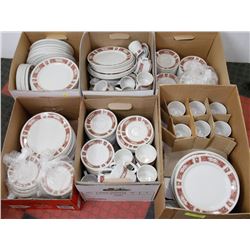 6 BOXES OF ARMORLITE ENGLAND DISH SET