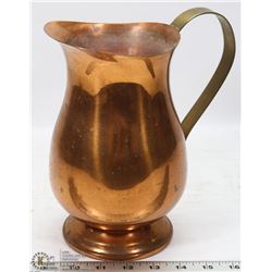 LARGE COPPER PITCHER.