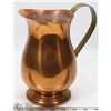 Image 1 : LARGE COPPER PITCHER.