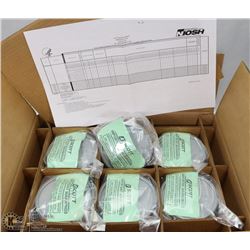 CASE OF 6 NIOSH CANISTERS FOR RESPIRATORS