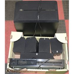 YAMAHA SURROUND SOUND SPEAKER SYSTEM WITH
