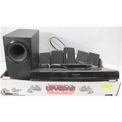 PANASONIC SURROUND SOUND AND DVD PLAYER WITH