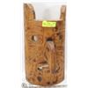 Image 1 : VINTAGE HAND CARVED PACIFIC NORTH WEST TOTEM MASK.
