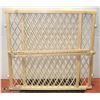 Image 1 : WOODEN BABY GATE.