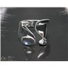 Image 1 : MODERN STYLE STERLING SILVER RING
