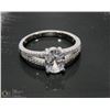 Image 1 : FAUX DIAMOND SET IN STERLING SILVER