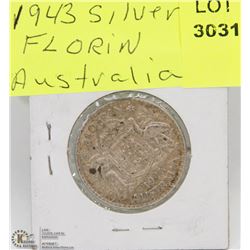 1943 SILVER AUSTRALIA FLORIN
