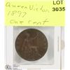 Image 1 : 1897 QUEEN VICTORIA ONE CENT
