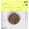 Image 1 : 1862 QUEEN VICTORIA ONE CENT