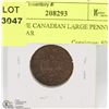 Image 1 : ANTIQUE CANADIAN LARGE PENNY 1897 YEAR