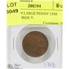 Image 1 : CANADIAN LARGE PENNY 1918 YEAR, GEORGE V.