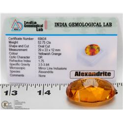 #10-ALEXANDRITE LOOSE GEMSTONE 52.75CT