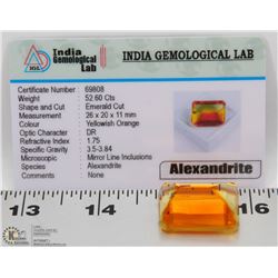 #9-ALEXANDRITE LOOSE GEMSTONE 52.60CT