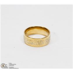 MENS WEDDING STYLE BAND RING SZ 9