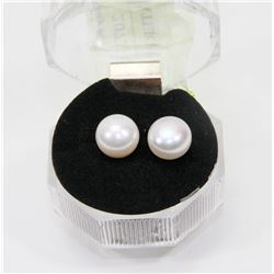 #43-FRESH WATER PEARL EARRINGS