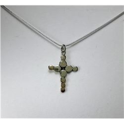 11 - VINTAGE STAMPED 925 CROSS