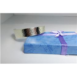 4 -HAMMERED STERLING SILVER STAMPED