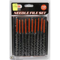 NEW 10PC NEEDLE FILE SET
