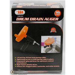NEW 16' DRUM DRAIN AUGER