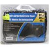 Image 1 : XLARGE NYLON MOTORCYCLE COVER WITH STORAGE