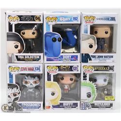 SET OF 6 NEW FUNKO POP TV SHERLOCK