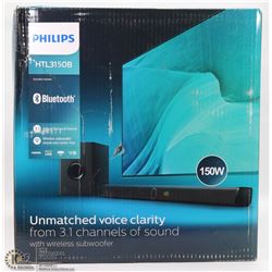 #22--PHILIPS SURROUND SOUND 150W BLUE TOOTH