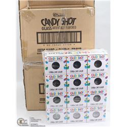 #17-2 CASES CANDY SHOT GLASS ARTIFICIALLY FLAVORED
