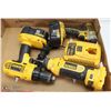 Image 1 : DEWALT 18 VOLT CORDLESS TOOL LOT - 1/4" IMPACT