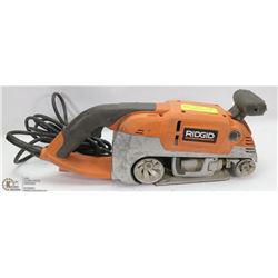 RIDGID R2740 BELT SANDER W/ AIRGUARD TECH  AND