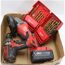 MILWAUKEE FUEL M18 RED LITHIUM CORDLESS GRINDER
