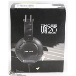 KOSS UR20 FULL SIZE STEREOPHONE HEADPHONES