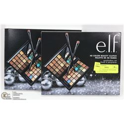 2 OF E.L.F. 48 COLOR EYESHADOW PALETTES WITH