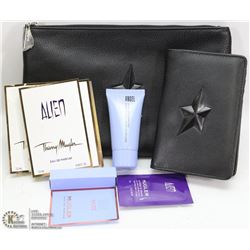 NEW THIERRY MUGLER COSMETIC BAG, PASSPORT