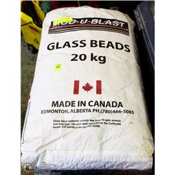 20KG BAG OF MOD-U-BLAST GLASS BEADS