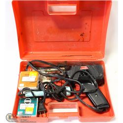 WELLER D-550 SOLDERING GUN WITH CASE AND SOLDER