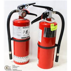 LOT OF TWO 5LB FIRE EXTINGUISHERS