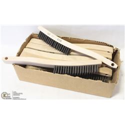 CASE OF TWELVE 13-3/4" WIRE BRUSHES