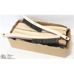 CASE OF TWELVE 13-3/4" WIRE BRUSHES