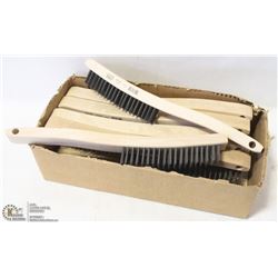 CASE OF TWELVE 13-3/4" WIRE BRUSHES