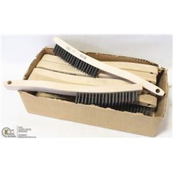 CASE OF TWELVE 13-3/4" WIRE BRUSHES