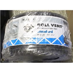 ROLL VENT CONTINUOUS RIDGE VENT 20' X 10.5"