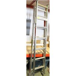 FEATHERLITE 7FT ADJUSTABLE 3-WAY LADDER