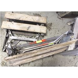 PAIR OF BLACK & DECKER PORTABLE WORKBENCHES